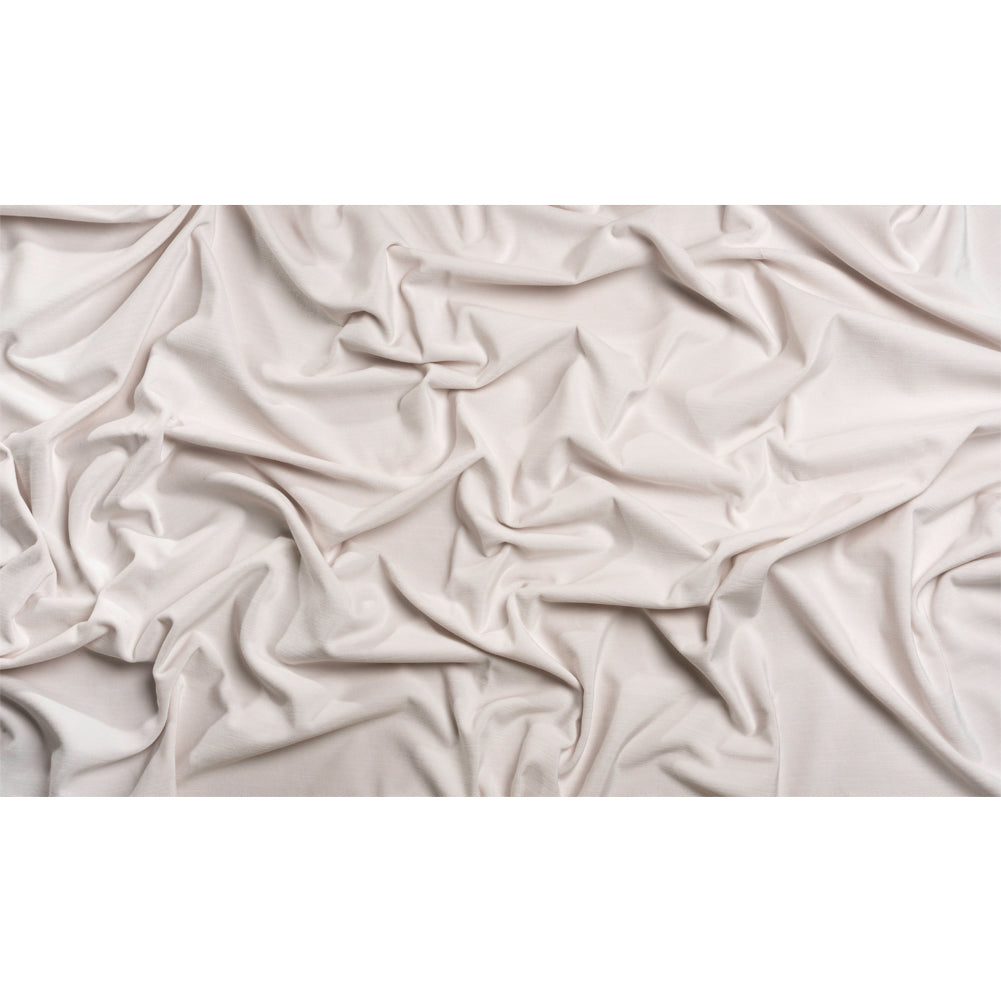 Polyester and Cotton Upholstery Velvet - Snow - Corry Collection
