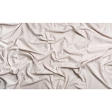 Polyester and Cotton Upholstery Velvet - Snow - Corry Collection