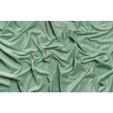 Polyester and Cotton Upholstery Velvet - Spearmint - Corry Collection