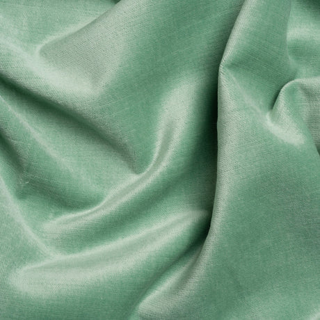 Polyester and Cotton Upholstery Velvet - Spearmint - Corry Collection
