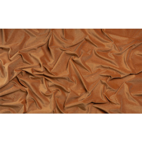 Polyester and Cotton Upholstery Velvet - Tangerine - Corry Collection