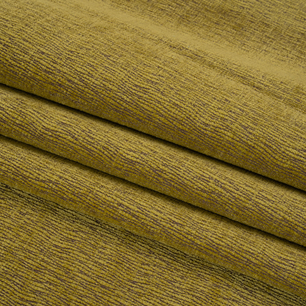 Chenille Upholstery Woven with Latex Backing - Avocado - Lovell Collection