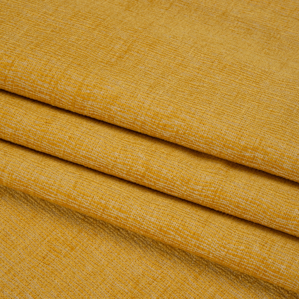 Chenille Upholstery Woven with Latex Backing - Banana - Lovell Collection