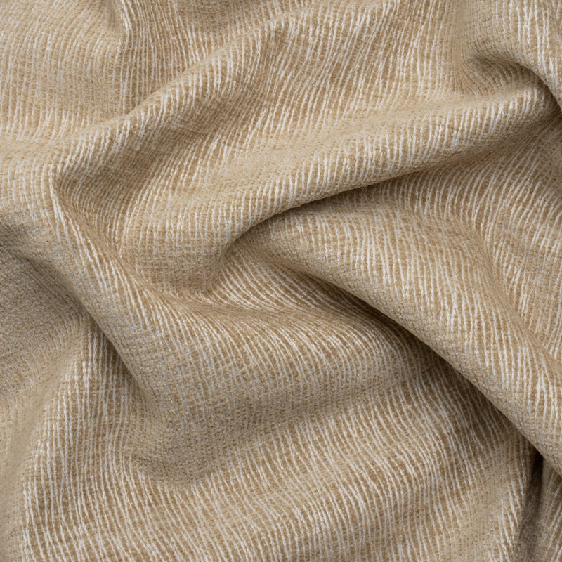 Chenille Upholstery Woven with Latex Backing - Bisque - Lovell Collection