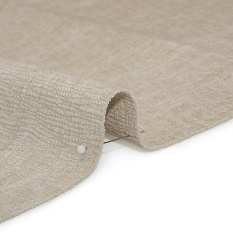 Chenille Upholstery Woven with Latex Backing - Ecru - Lovell Collection
