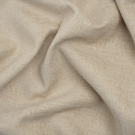 Chenille Upholstery Woven with Latex Backing - Ecru - Lovell Collection