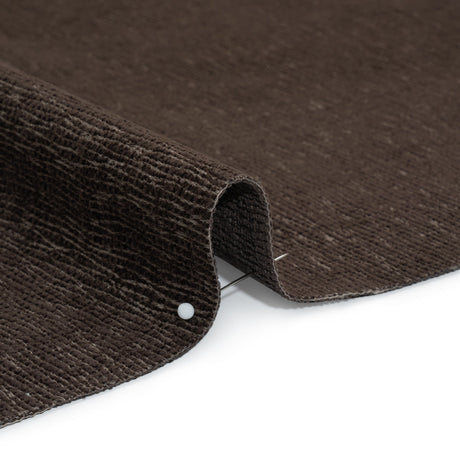 Chenille Upholstery Woven with Latex Backing - Graphite - Lovell Collection