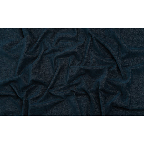 Chenille Upholstery Woven with Latex Backing - Indigo - Lovell Collection