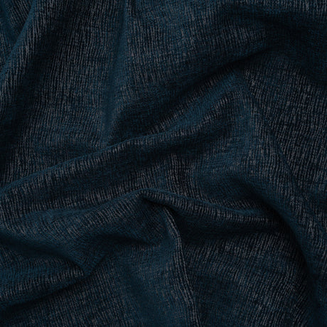 Chenille Upholstery Woven with Latex Backing - Indigo - Lovell Collection