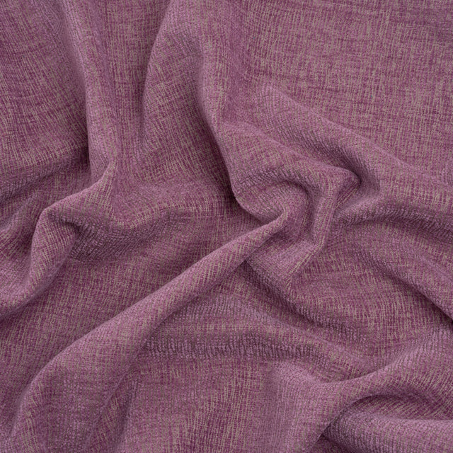 Chenille Upholstery Woven with Latex Backing - Lavender - Lovell Collection