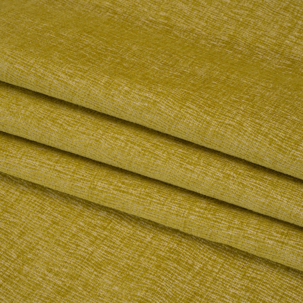 Chenille Upholstery Woven with Latex Backing - Light Avocado - Lovell Collection