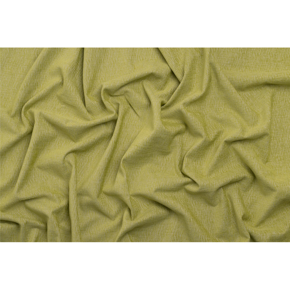 Chenille Upholstery Woven with Latex Backing - Lime - Lovell Collection