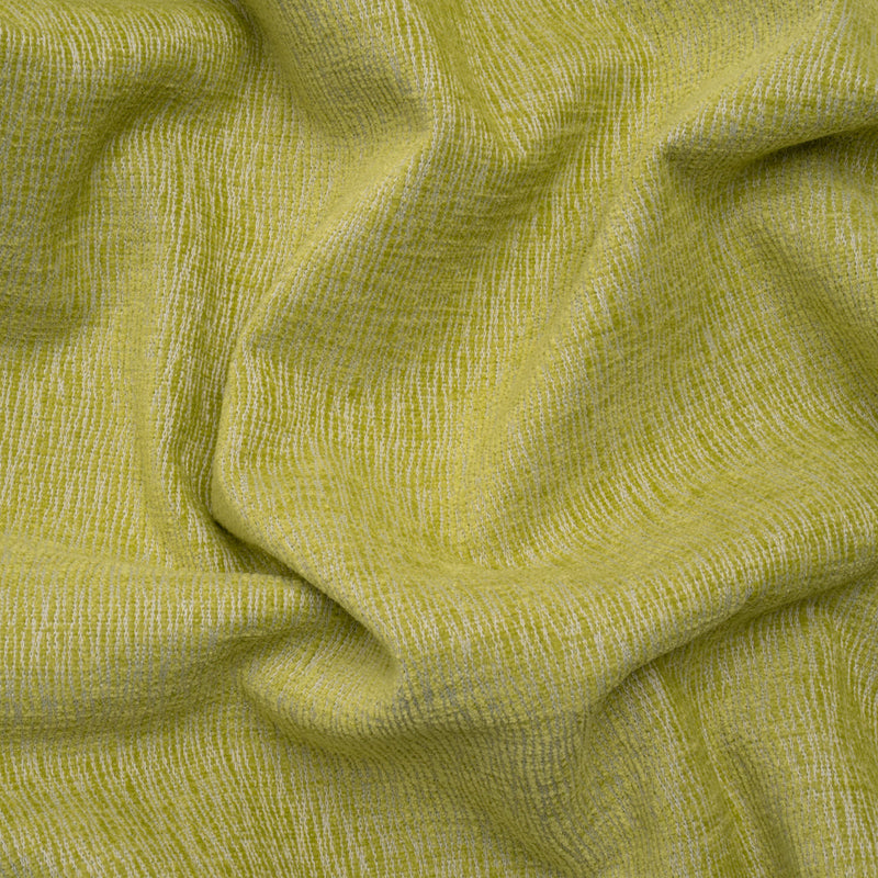 Chenille Upholstery Woven with Latex Backing - Lime - Lovell Collection