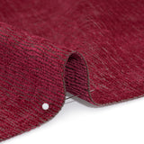 Chenille Upholstery Woven with Latex Backing - Magenta - Lovell Collection