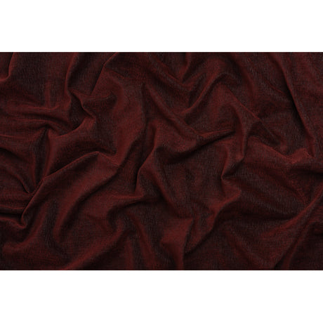 Chenille Upholstery Woven with Latex Backing - Merlot - Lovell Collection