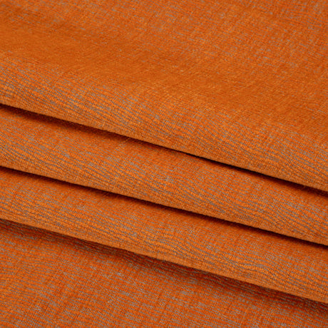 Chenille Upholstery Woven with Latex Backing - Nectarine - Lovell Collection