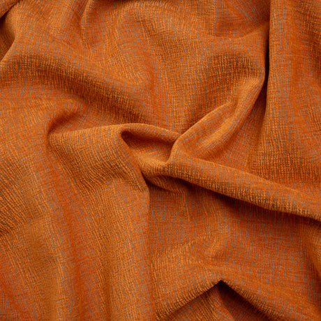Chenille Upholstery Woven with Latex Backing - Nectarine - Lovell Collection