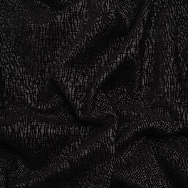 Chenille Upholstery Woven with Latex Backing - Night - Lovell Collection