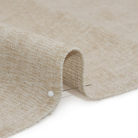 Chenille Upholstery Woven with Latex Backing - Pearl - Lovell Collection