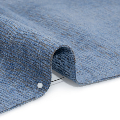 Chenille Upholstery Woven with Latex Backing - Periwinkle - Lovell Collection