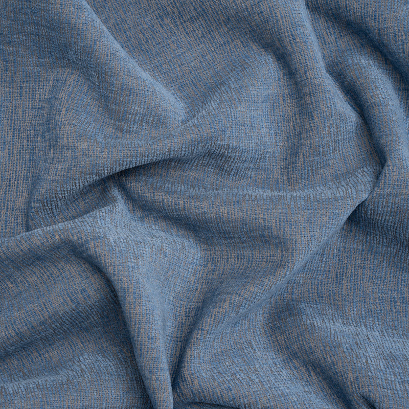 Chenille Upholstery Woven with Latex Backing - Periwinkle - Lovell Collection