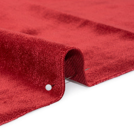Textured Upholstery Velvet - Cabernet - Ainslie Collection