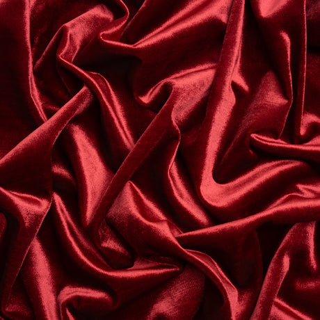 Textured Upholstery Velvet - Cabernet - Ainslie Collection