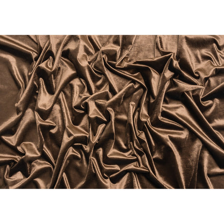 Textured Upholstery Velvet - Chestnut - Ainslie Collection