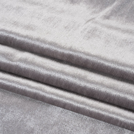 Textured Upholstery Velvet - Chrome - Ainslie Collection