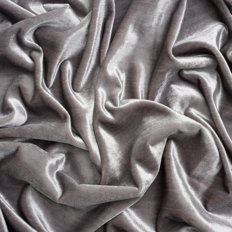 Textured Upholstery Velvet - Chrome - Ainslie Collection