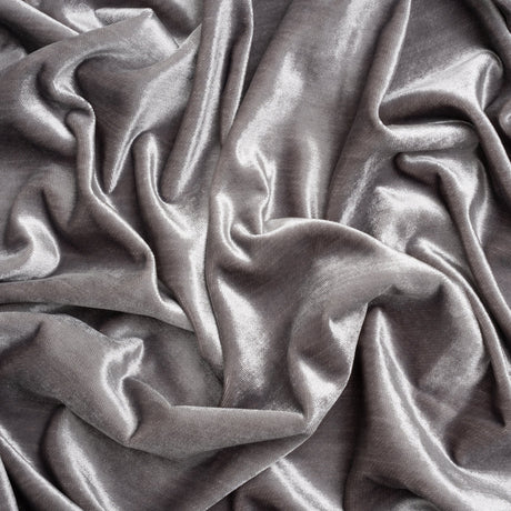 Textured Upholstery Velvet - Chrome - Ainslie Collection