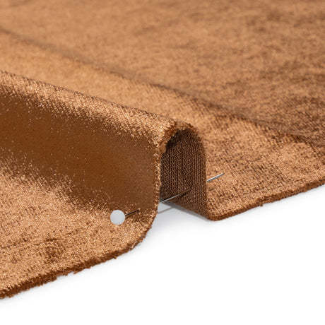 Textured Upholstery Velvet - Copper - Ainslie Collection