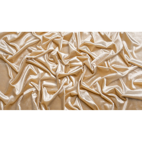 Textured Upholstery Velvet - Cream - Ainslie Collection