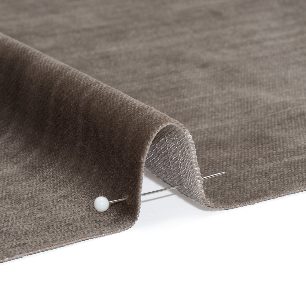 Textured Upholstery Velvet - Dove - Ainslie Collection