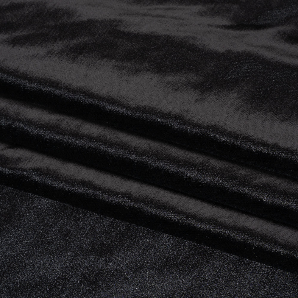 Textured Upholstery Velvet - Ebony - Ainslie Collection