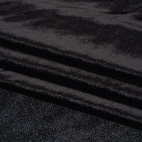 Textured Upholstery Velvet - Ebony - Ainslie Collection