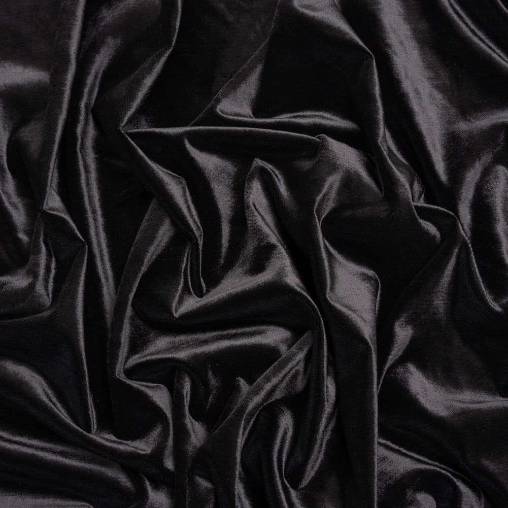 Textured Upholstery Velvet - Ebony - Ainslie Collection