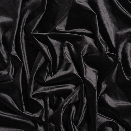 Textured Upholstery Velvet - Ebony - Ainslie Collection