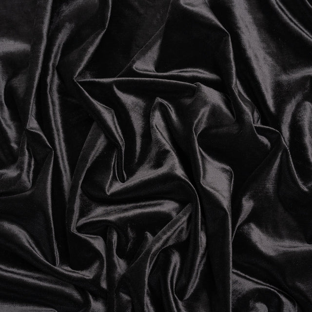 Textured Upholstery Velvet - Ebony - Ainslie Collection