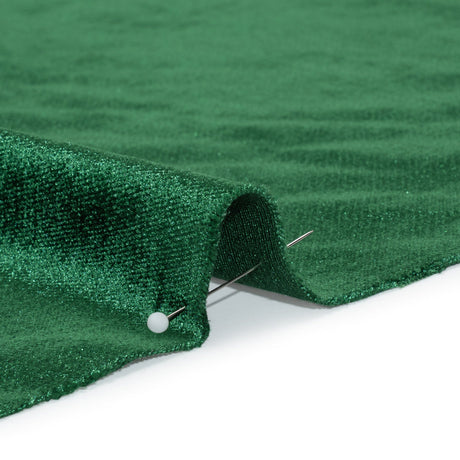 Textured Upholstery Velvet - Emerald - Ainslie Collection