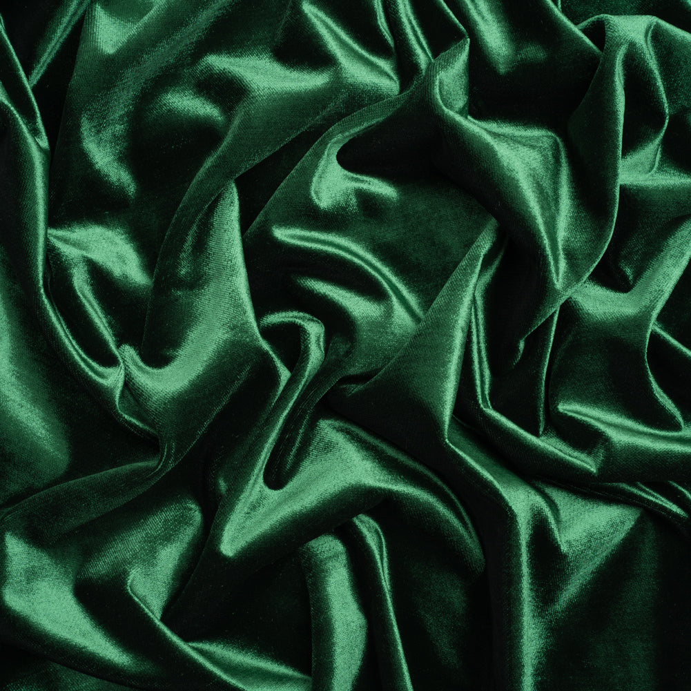 Textured Upholstery Velvet - Emerald - Ainslie Collection