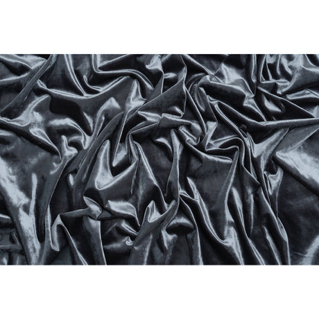Textured Upholstery Velvet - Gunmetal - Ainslie Collection