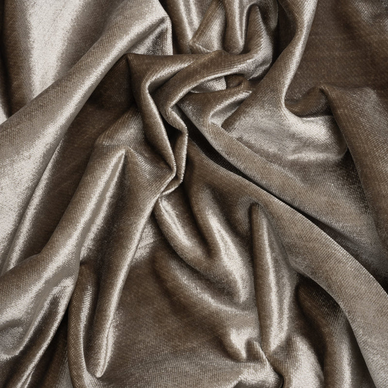Textured Upholstery Velvet - Nickel - Ainslie Collection