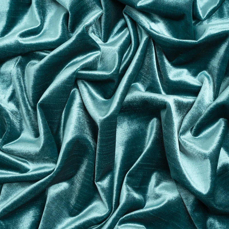 Textured Upholstery Velvet - Peacock - Ainslie Collection