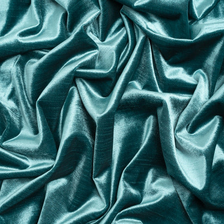 Textured Upholstery Velvet - Peacock - Ainslie Collection
