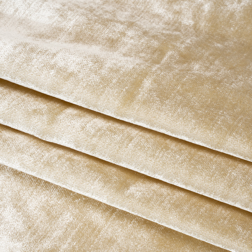 Textured Upholstery Velvet - Snow - Ainslie Collection