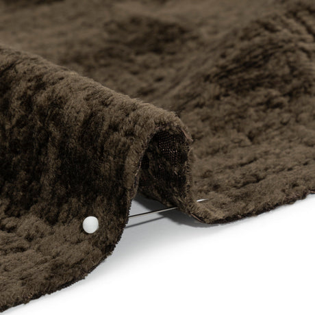 Textured Upholstery Chenille - Chocolate - Odie Collection