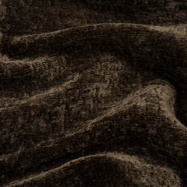 Textured Upholstery Chenille - Chocolate - Odie Collection