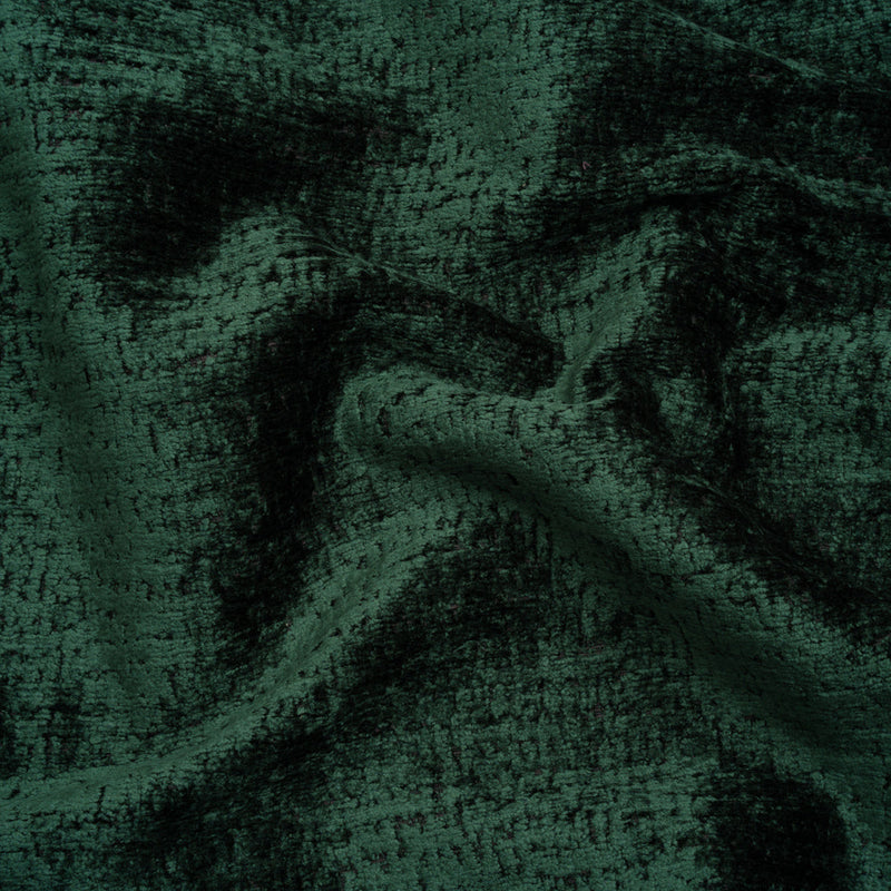 Textured Upholstery Chenille - Emerald - Odie Collection