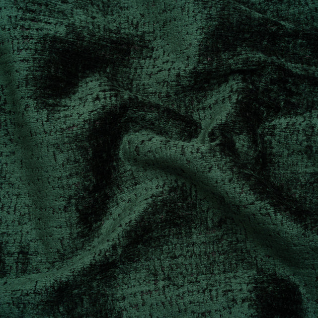 Textured Upholstery Chenille - Emerald - Odie Collection
